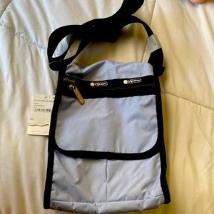 NEW LeSportsac crossbody periwinkle blue